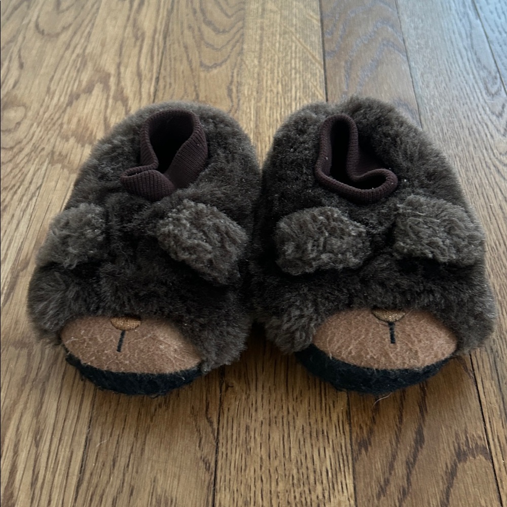 L.L. Bean Toddler Anima Paws Slippers size 5/6